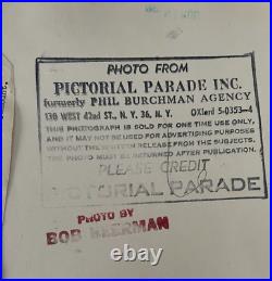 MARILYN MONROE 1951 Original Photo by BOB BEERMAN & Pictorial Parade Stamps 1/1