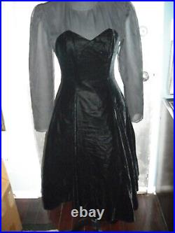 Marilyn Monroe Owned & Worn Velvet Dress WithSheer Neckline Sydney Guilaroff