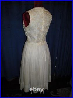 Marilyn Monroe Owned & Worn White Day Dress Beaded Back from Sydney Guilaroff