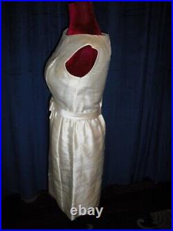 Marilyn Monroe Owned & Worn ivory raw silk Dress from Stylist Guilaroff